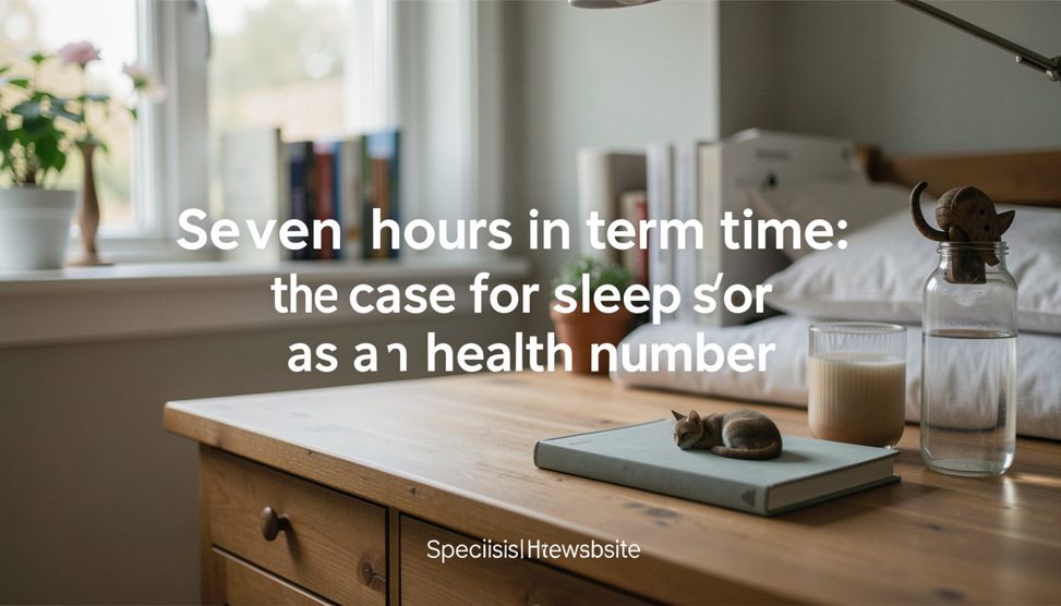 A cleared student desk at ten in the evening, a shut laptop, an open paper diary showing the next day and a small alarm clock set early, warm lamp light from the left.